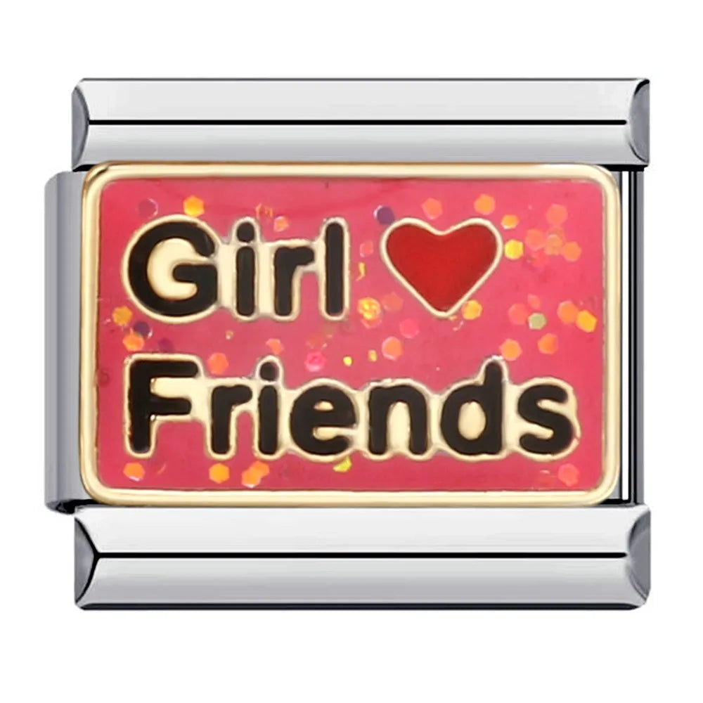 Words Italian Charms Link 481