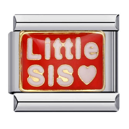 Words Italian Charm Links 072