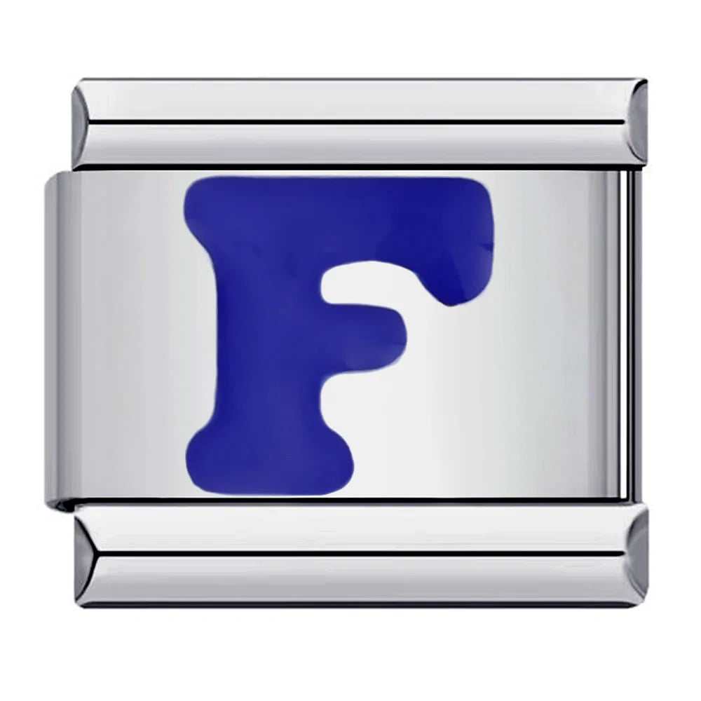 Blue Color 26 English Letters 002