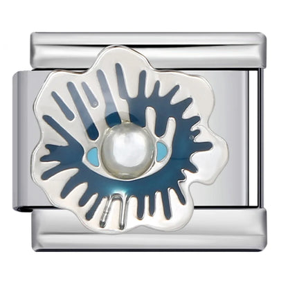 Blue Italian Charm Link 305