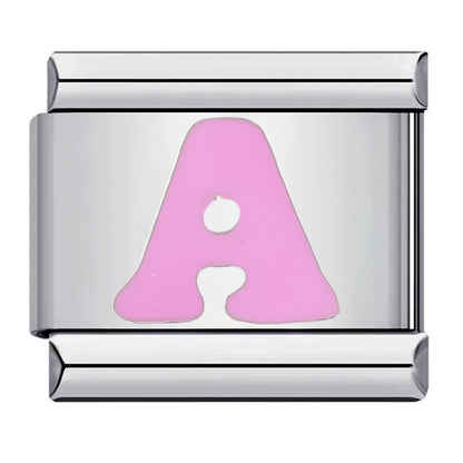 Pink Color 26 English Letters 018