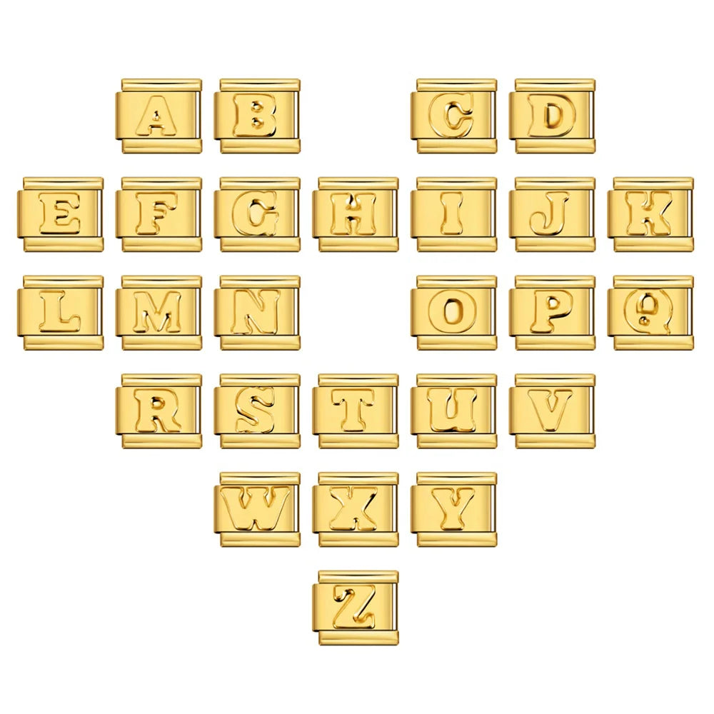 Gold Color 26 English Letter 531
