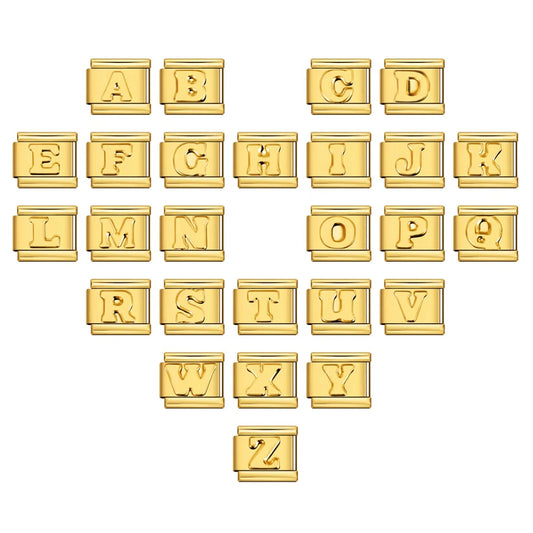 Gold Color 26 English Letter 531