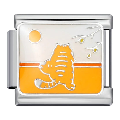 Cats Italian Charm Link 193