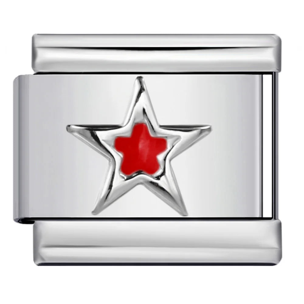 Star Italian Charm Link 312