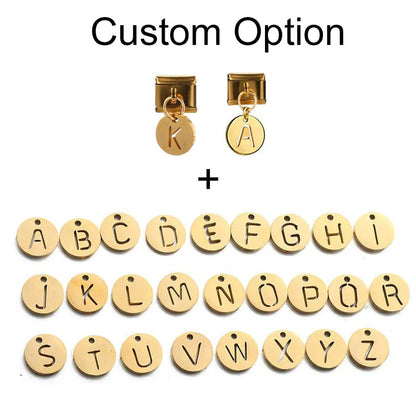 Laser Italian Charm Links 050