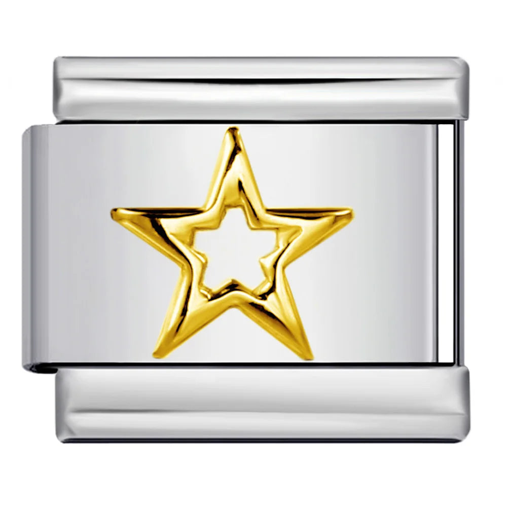 Star Italian Charm Link 312
