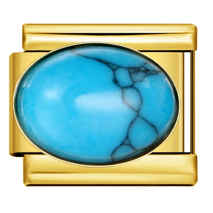 Blue Italian Charm Link 320