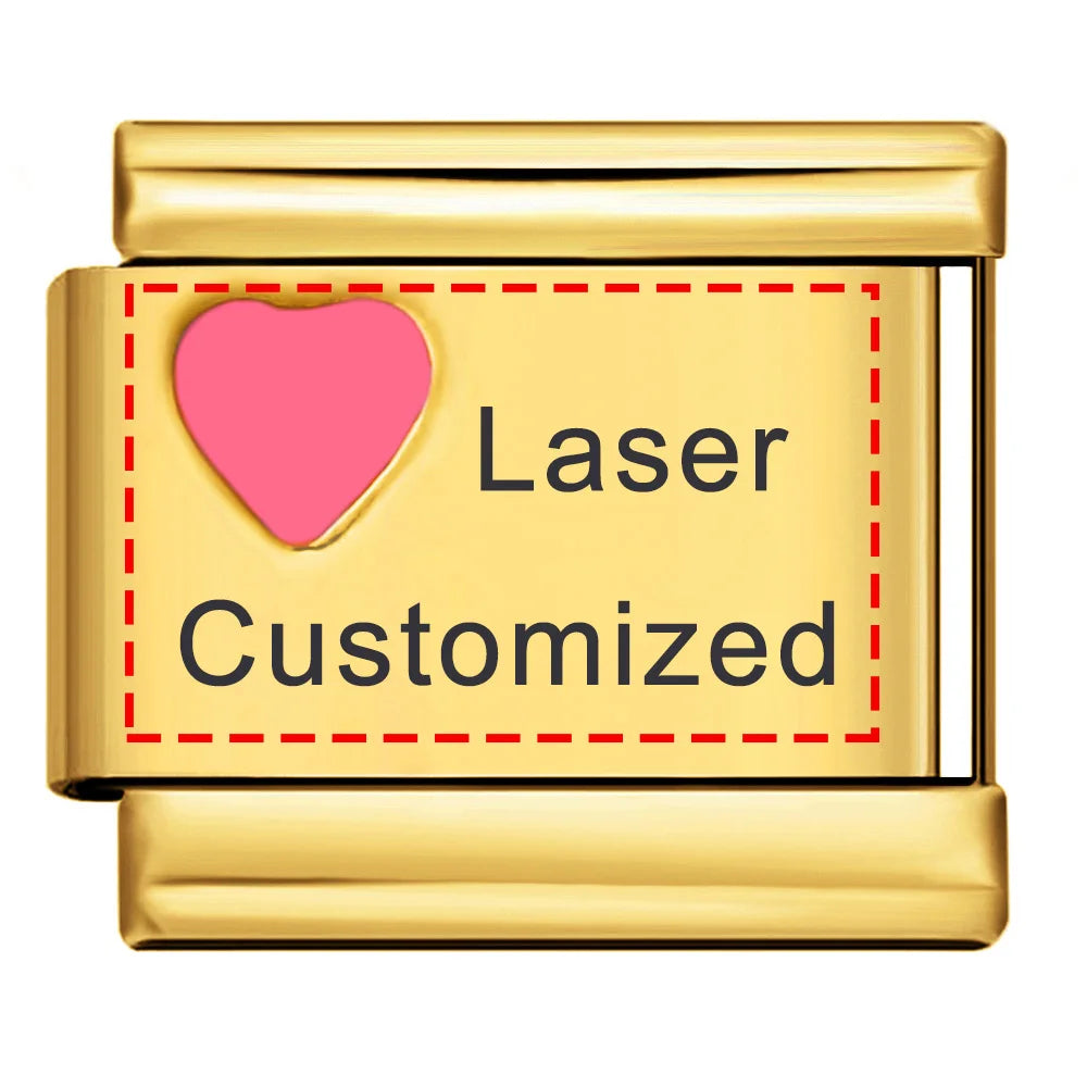 Laser Customized Italian Charm 415
