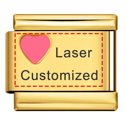 Laser Customized Italian Charm 415