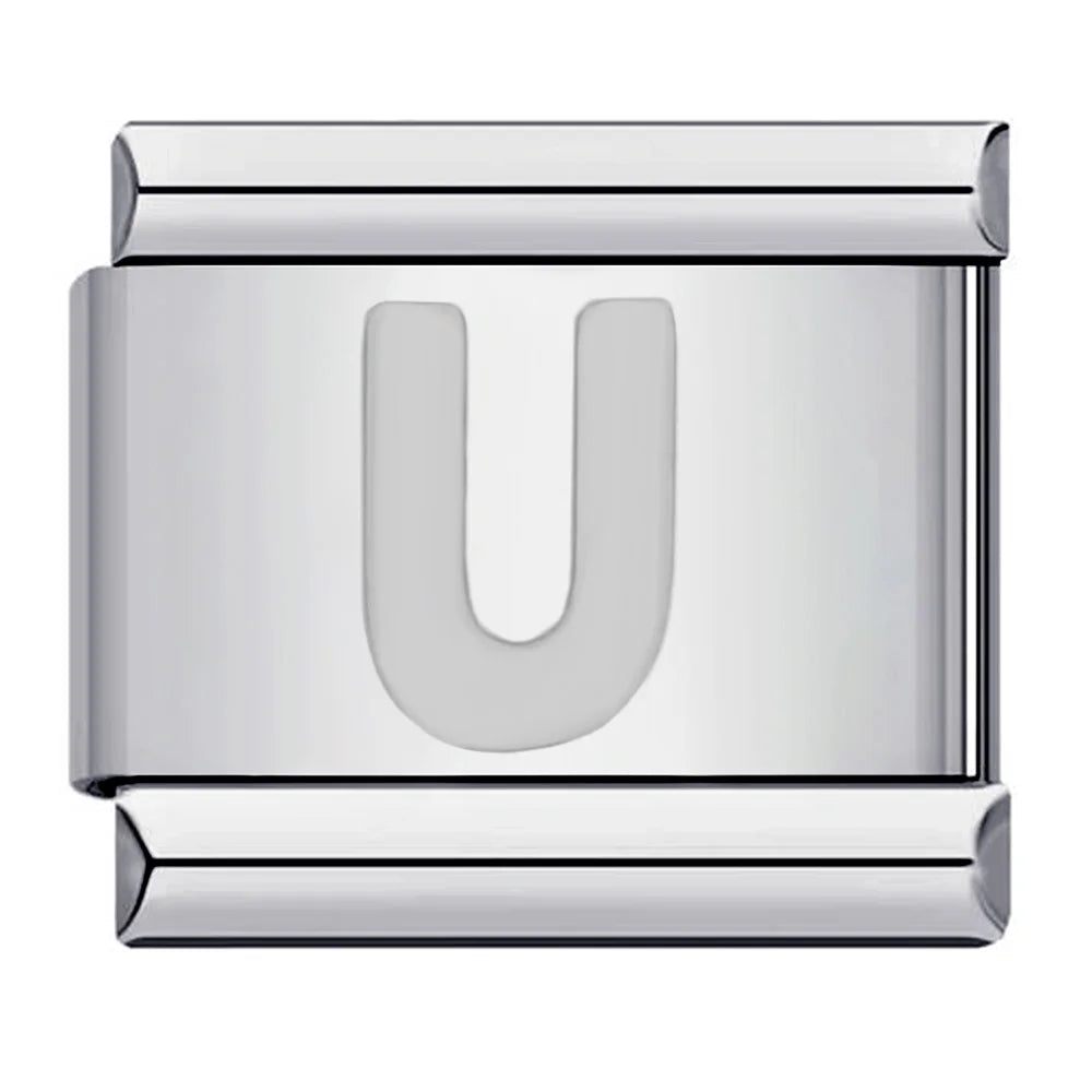 Silver Color 26 English Letters 125