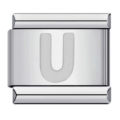 Silver Color 26 English Letters 125