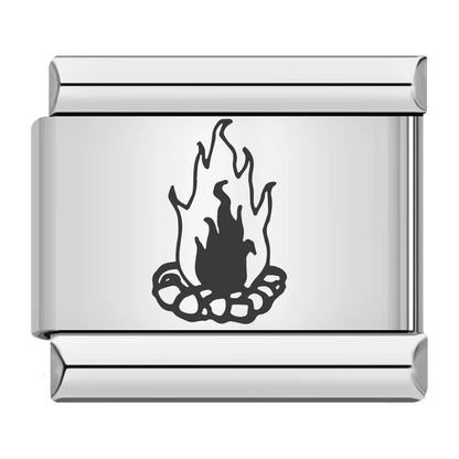 Laser Italian Charm Links 360