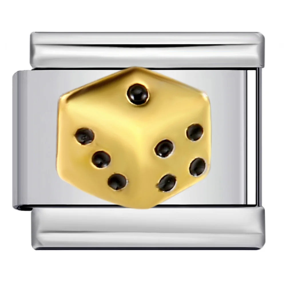 Poker Italian Charm Links 087