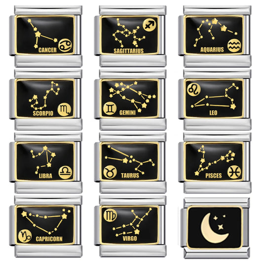 12 Constellation Italian Charm 255