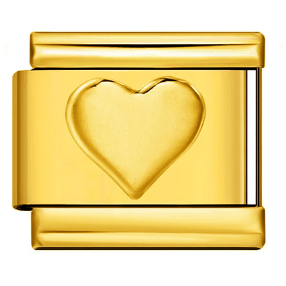 Gold Color Italian Charm Link 477