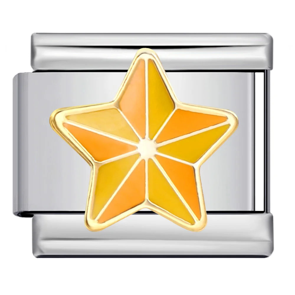 Star Italian Charm Links 107