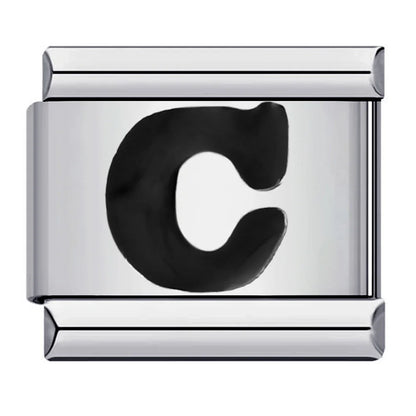 Black Color 26 English Letter 001