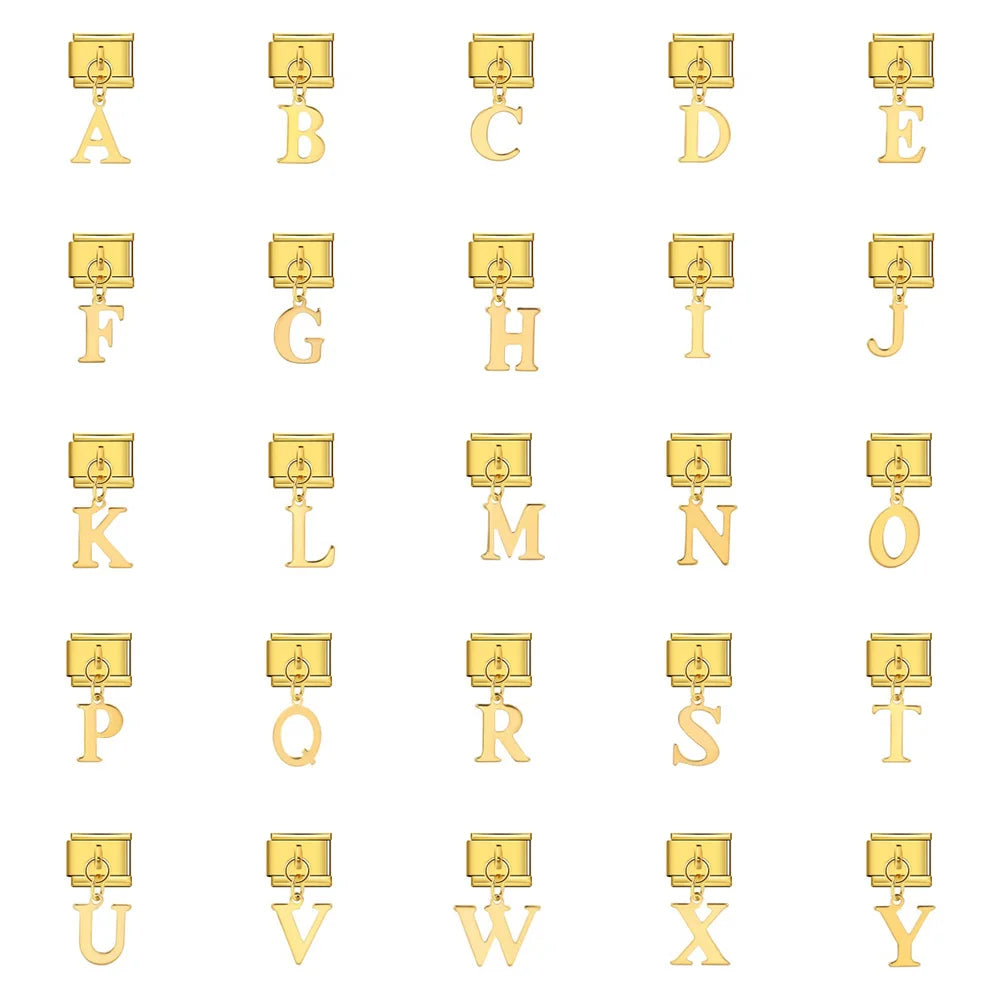 Gold Color Pendant 26 English Letter 520