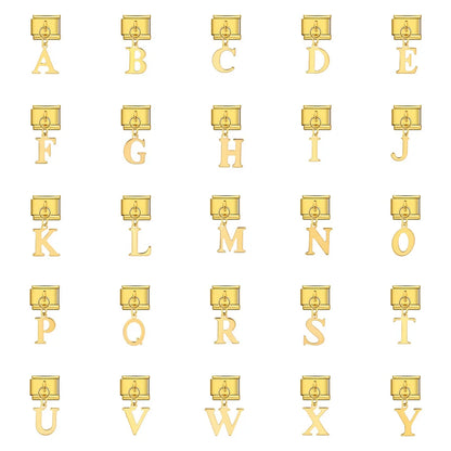Gold Color Pendant 26 English Letter 520