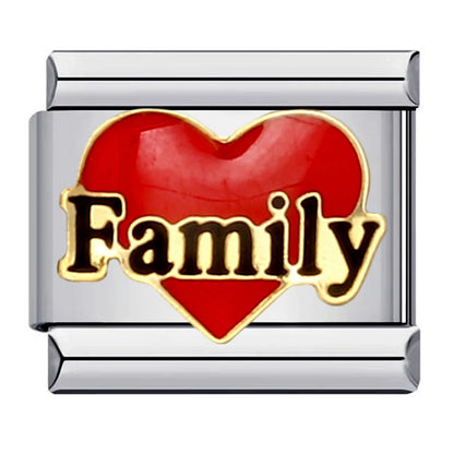 Heart Italian Charm Link 331