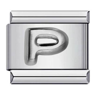 Silver Color 26 English Letters 174