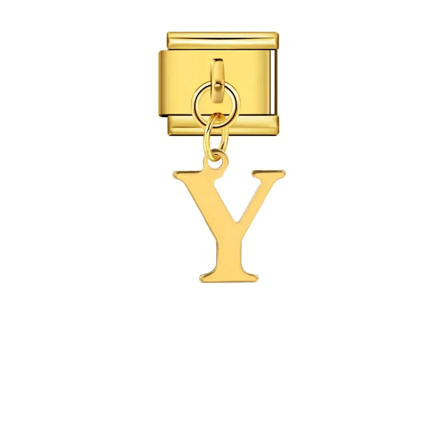 Gold Color Pendant 26 English Letter 520