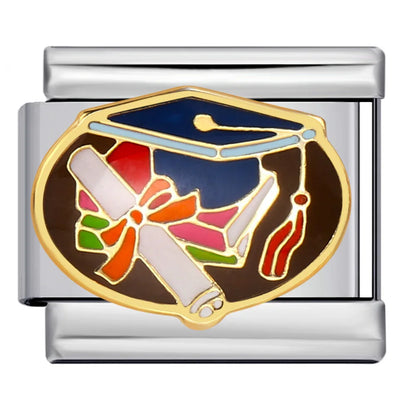 Graduation Italian Charm Link 317