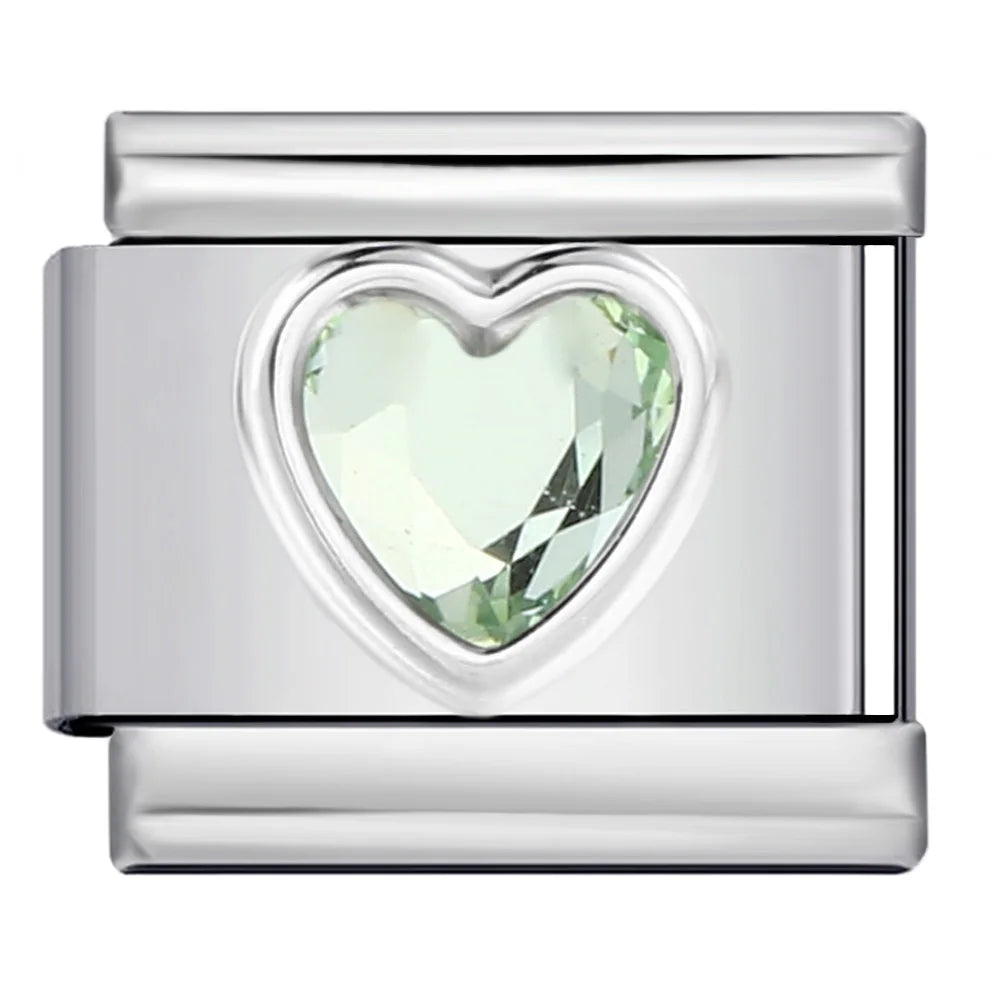 Colorful Zirconia Italian Charm 506