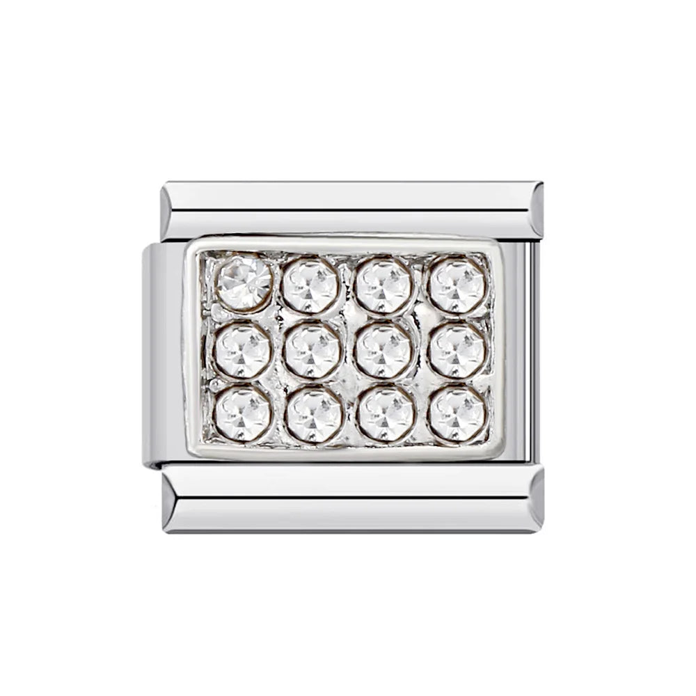 Zirconia Italian Charm Links 103