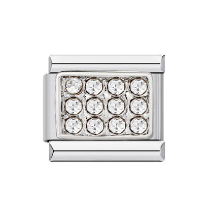Zirconia Italian Charm Links 103