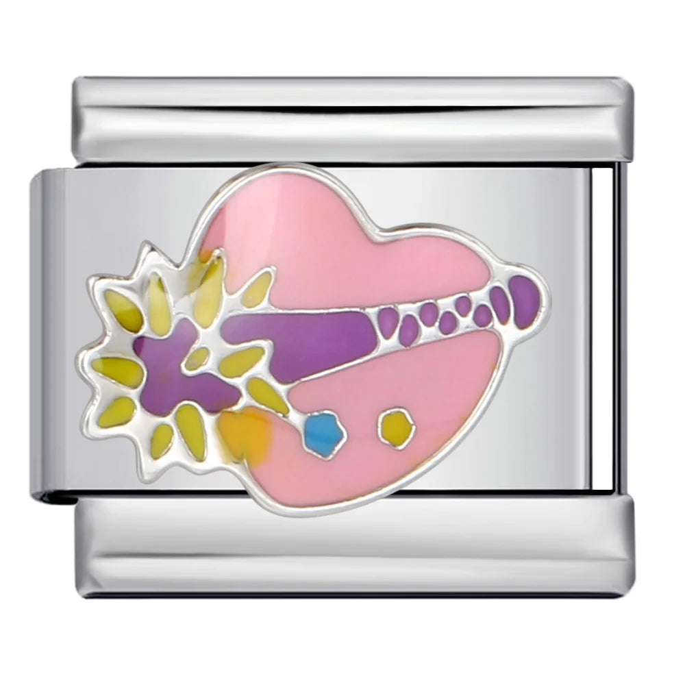 Heart Italian Charm Link 294