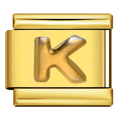 Gold Color 26 English Letters 336