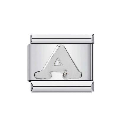 Silver Color 26 English Letter 071