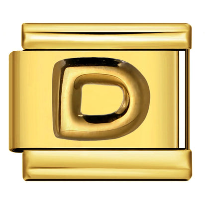 Gold Color 26 English Letters 336
