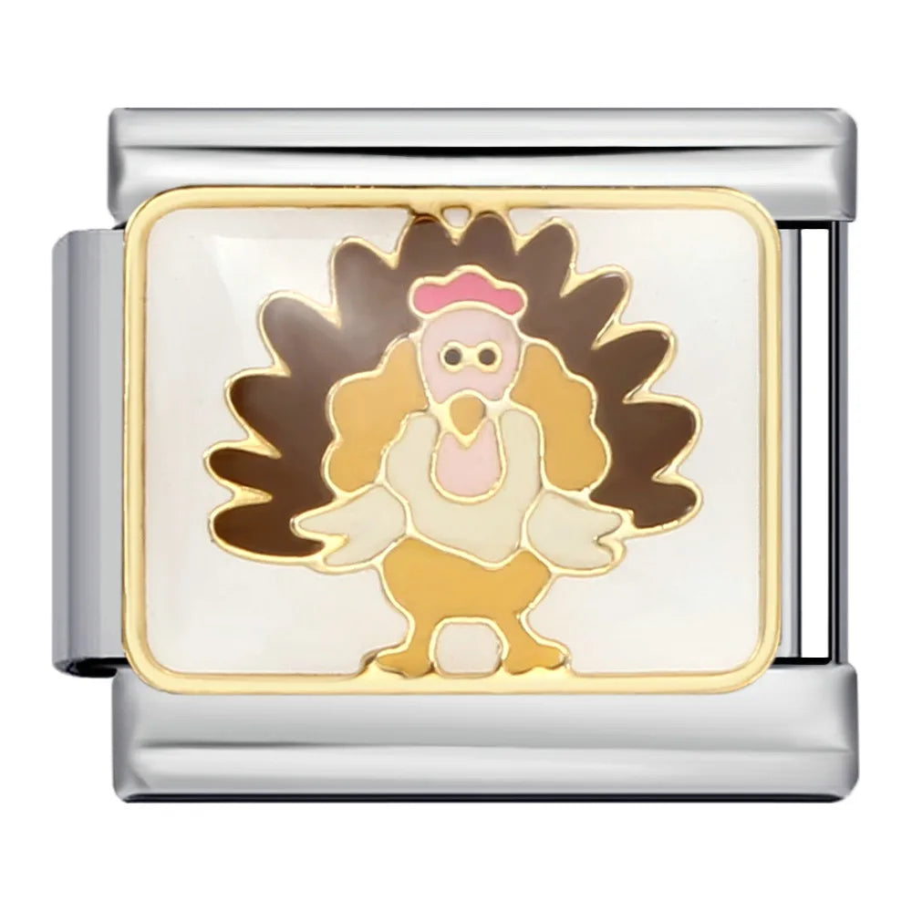 Thanksgiving Italian Charm Link 188