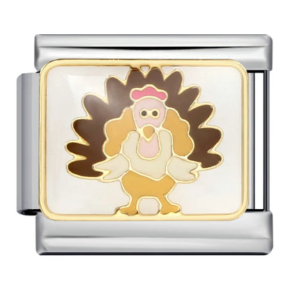 Thanksgiving Italian Charm Link 188