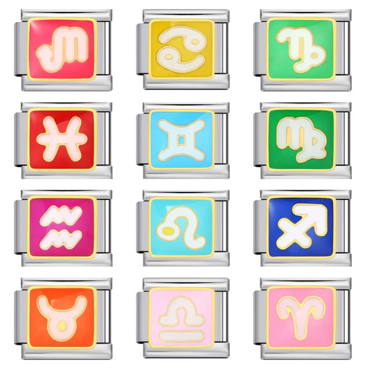 12 Constellation Italian Charm 421