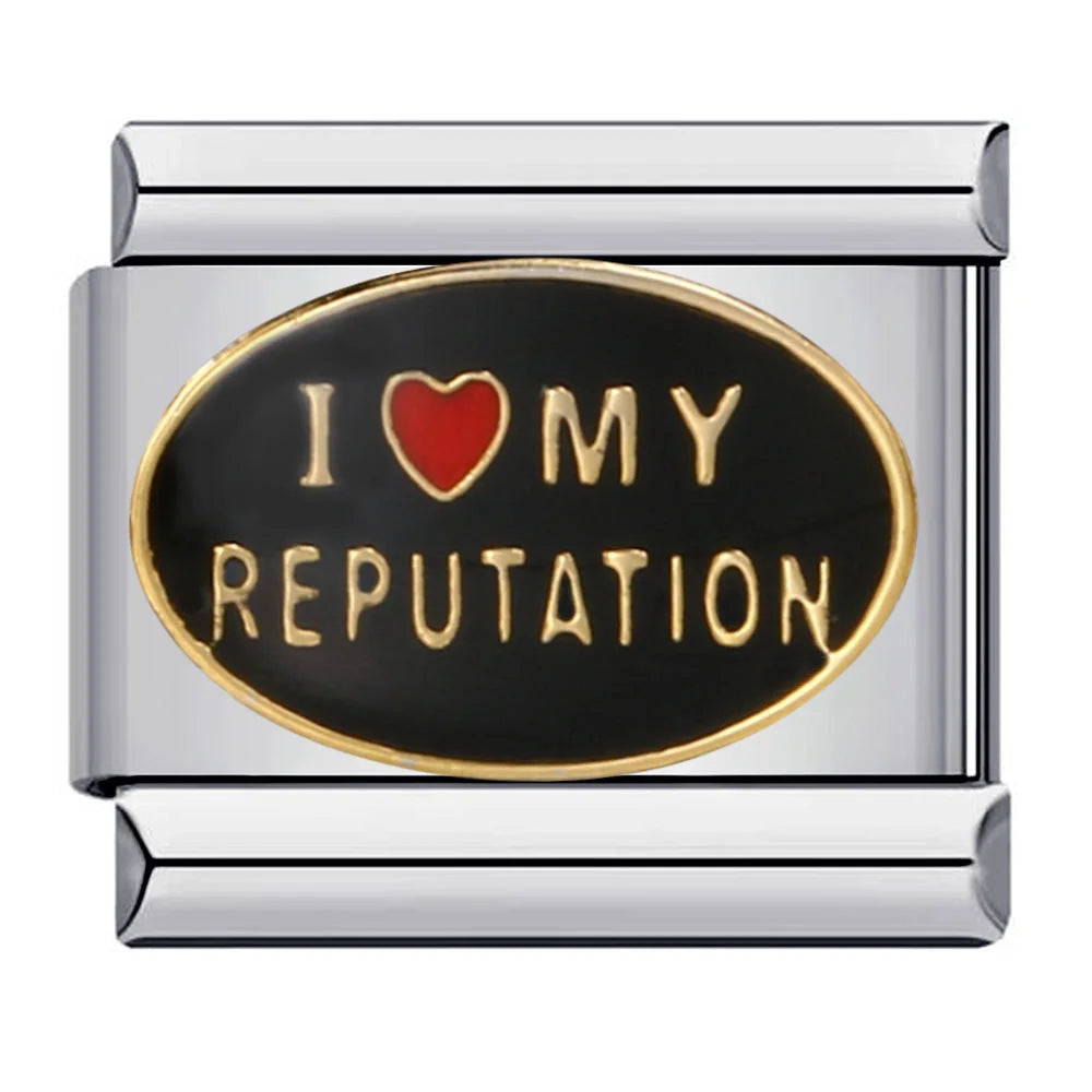 Words Italian Charm Links 079