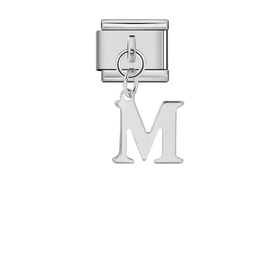 Silver Color Pendant 26 English Letter 521