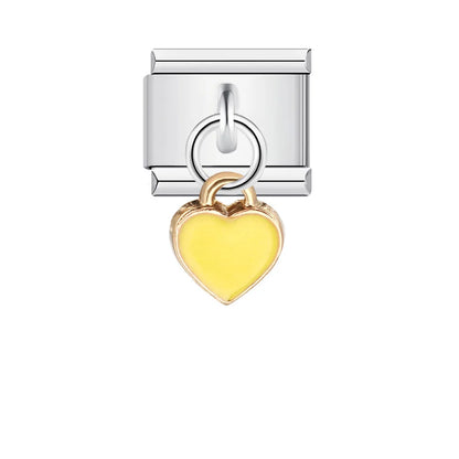 Heart Italian Charm Links 027