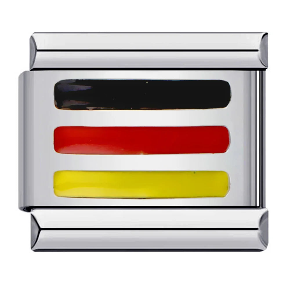 National Flag Italian Charm Links 068