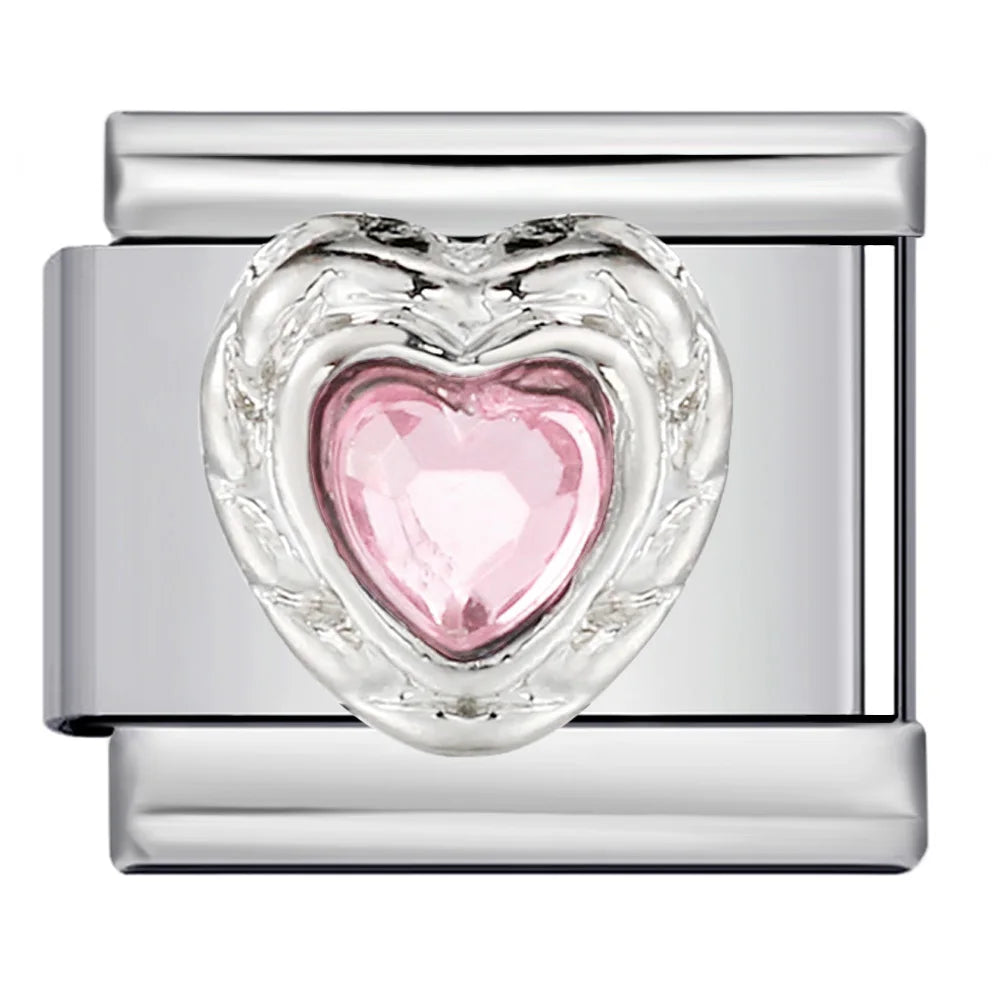 Pink Italian Charm Link 401