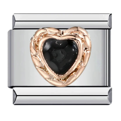 Black Italian Charm Links 318