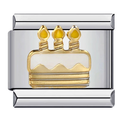 Birthday Italian Charm Links 153