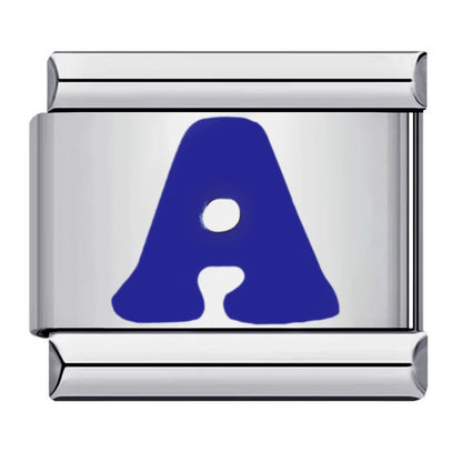 Blue Color 26 English Letters 002