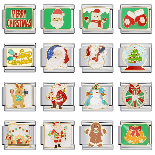 Christmas Italian Charm Link 187