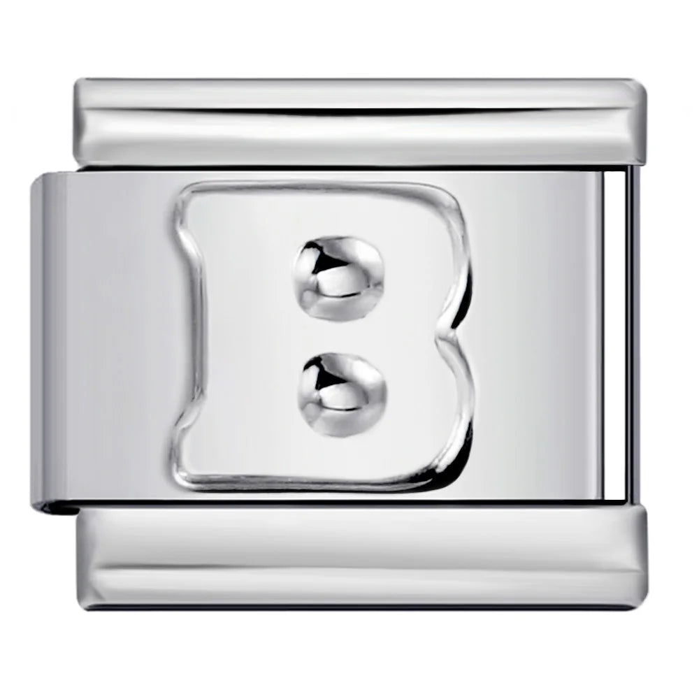 Silver Color 26 English Letter 533