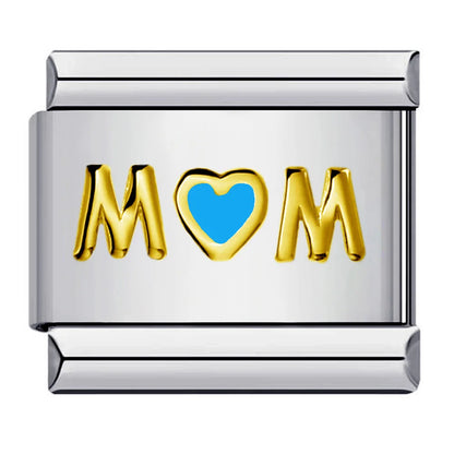 Mom Italian Charm Link 450