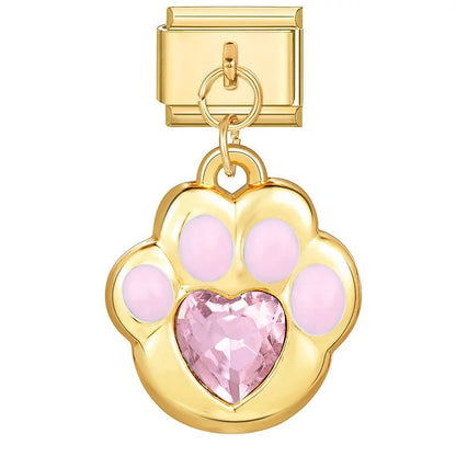 Paw Print Italian Charm 579